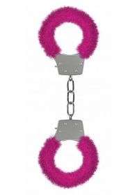 Ouch Pleasure Handcuffs Furry Pink
